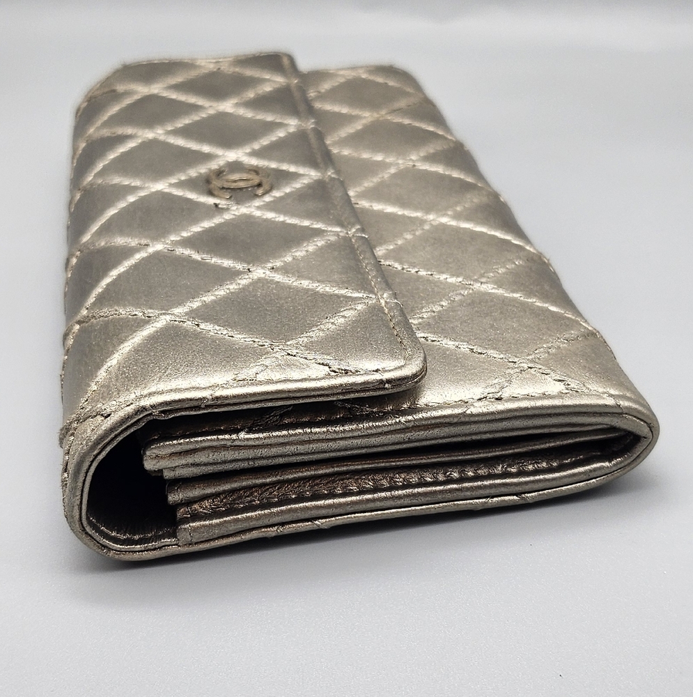 💛CANEL Gold Quilted Wallet/Clutch💛 - Picture 7 of 16